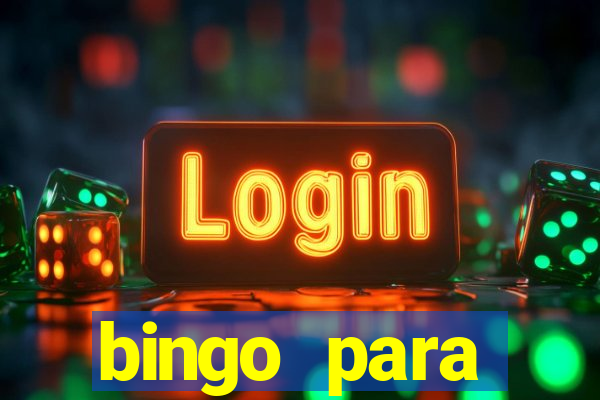 bingo para despedida de solteira para imprimir